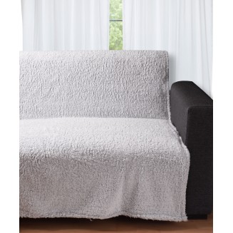 Ριχτάρι Διακοσμητικό Fleece Πολυθρόνας 150x200 Silk Fashion 33 Silver