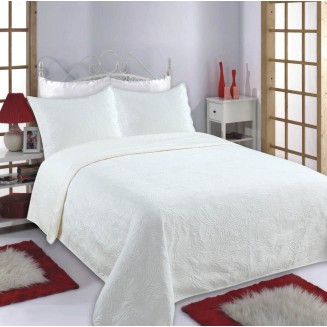 Κουβερλί Supersoft Σετ Μονό 160x220 Silk Fashion NX2212a Ivory