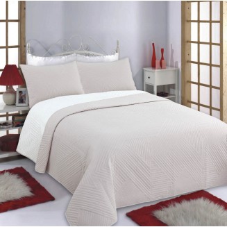 Κουβερλί Σετ Μονό 160x220 Silk Fashion Lines Beige-Ivory