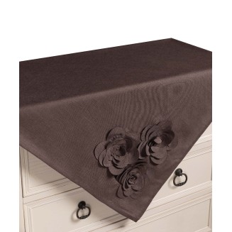 Καρέ 85x85 Silk Fashion 558 Καφέ