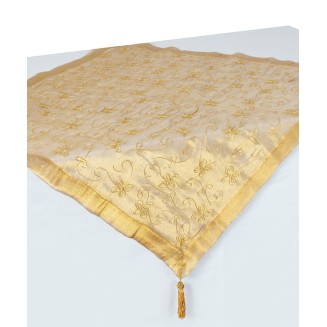 Καρέ 90x90 Silk Fashion 0001061A Χρυσό