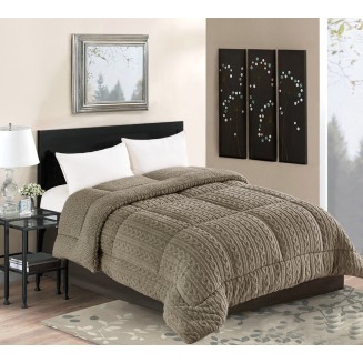 Κουβερτοπάπλωμα Braid (170Cm X 240Cm) Καφέ Silk Fashion Κουβερτοπάπλωμα Braid (170Cm X 240Cm) Καφέ Silk Fashion