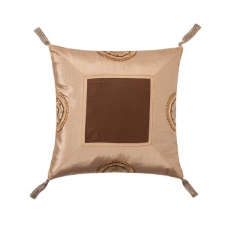 Μαξιλαροθήκη (40Cm X 40Cm) 612 Χμ-45 Καφέ Silk Fashion