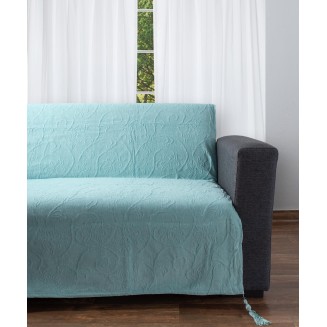 Ριχτάρι Πολυθρόνα 180x180 Silk Fashion 55  Aqua