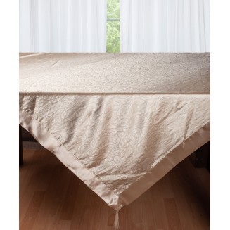 Τραπεζομάντηλο Σατέν 130x160 Silk Fashion 2009 Λουλούδι Μπέζ