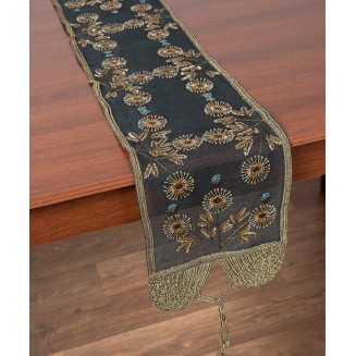 Τραβέρσα Runner 22x105 Silk Fashion NX-58 Μαύρο