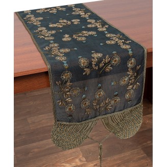 Τραβέρσα Runner 40x150 Silk Fashion NX-58 Μαύρο
