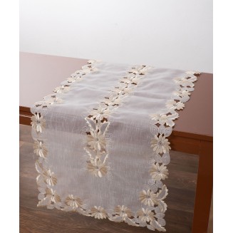 Τραβέρσα Runner 50x190 Silk Fashion NG-32 Μπέζ