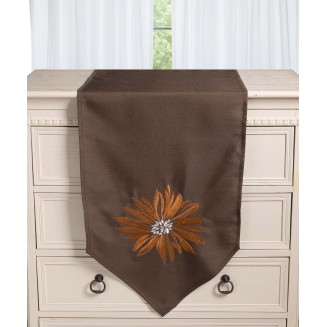 Τραβέρσα Runner 45x170 Silk Fashion 5227 Καφέ