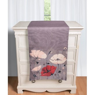 Τραβέρσα Runner 45x170 Silk Fashion Με Στάμπα Ks181