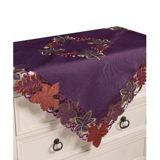 Τραπεζοκαρέ 19612 (130Cm X 130Cm) Μώβ Silk Fashion Τραπεζοκαρέ 19612 (130Cm X 130Cm) Μώβ Silk Fashion