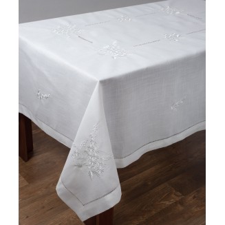 Τραπεζομάντηλο 175x400 Silk Fashion 7116 Λευκό