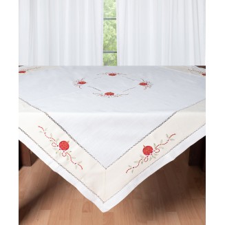 Χριστουγεννιάτικο Τραπεζοκαρέ ( 135Cm X 135Cm) 5911 Silk Fashion