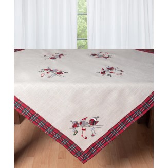 Χριστουγεννιάτικο Τραπεζοκαρέ ( 140Cm X 140Cm) 4095 Silk Fashion