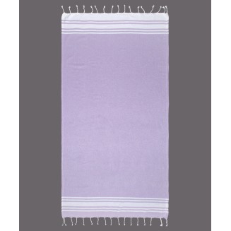 Πετσέτα Θαλάσσης 90x180 Silk Fashion Pestemal nkp264 Λεβάντα