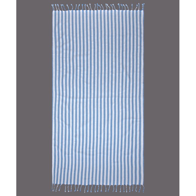 Pestemal nkp666 (90cm x 180cm) μπλέ ροαγιάλ