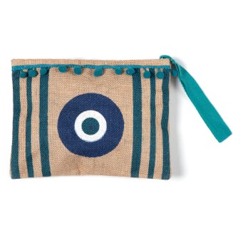 Πορτοφόλι γιούτα (13cm x 20cm) 3 Silk Fashion