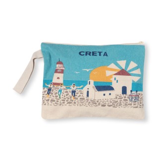 Πορτοφόλι καραβόπανο (30cm x 20cm) canvas 1 CRETA Silk Fashion
