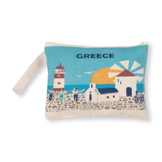 Πορτοφόλι καραβόπανο (30cm x 20cm) canvas 1 GREECE Silk Fashion
