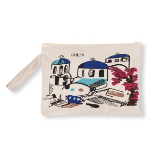 Πορτοφόλι καραβόπανο (30cm x 20cm) canvas 3 CRETA Silk Fashion