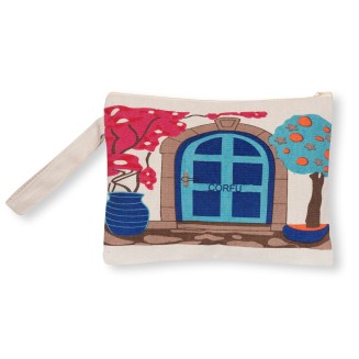 Πορτοφόλι καραβόπανο (30cm x 20cm) canvas 4 CORFU Silk Fashion