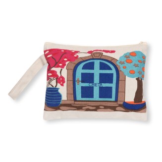 Πορτοφόλι καραβόπανο (30cm x 20cm) canvas 4 CRETA Silk Fashion