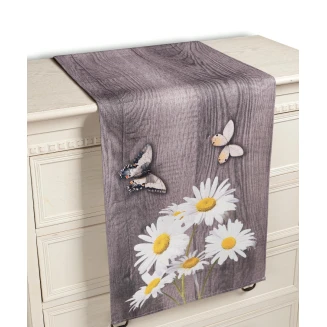 Silk Fashion Τραβέρσα με στάμπα (40cm x 135cm) ks6