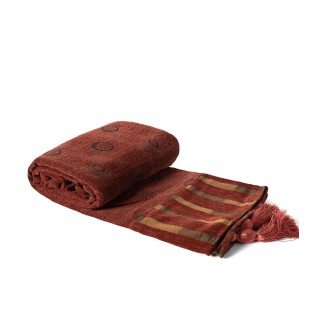 Ριχτάρι Πολυθρόνας 150x180 Silk Fashion nx5103   Πορτοκαλί