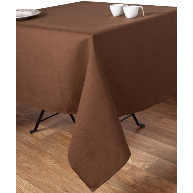 Τραπεζομάντηλο 160x210 Silk Fashion Σκέτο 31 Καφέ