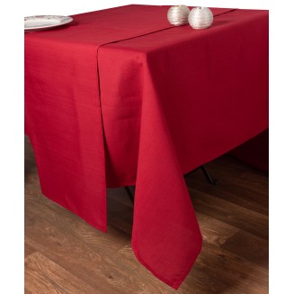 Τραπεζομάντηλο 160x300 Silk Fashion Σκέτο 31 Κόκκινο