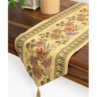 Τραβέρσα Runner 33x125 Silk Fashion Xm180 Χρυσή