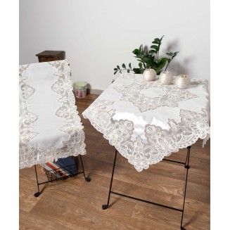 Τραβέρσα 40x110 Silk Fashion YL169-14B Λευκό