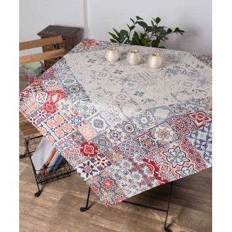 Τραπεζομάντηλο Στόφα 140x140 Silk Fashion Vega