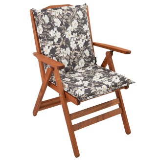 Μαξιλάρι Καρέκλας Με Πλάτη 50cm Be Comfy Blossom Grey