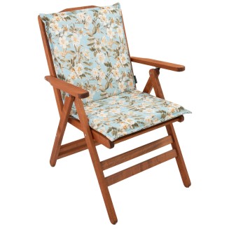 Μαξιλάρι Καρέκλας Με Πλάτη 50cm Be Comfy Blossom Light Blue