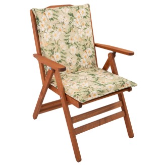 Μαξιλάρι Καρέκλας Με Πλάτη 50cm Be Comfy Blossom Olive