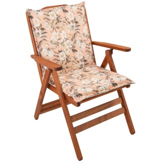 Μαξιλάρι Καρέκλας Με Πλάτη 50cm Be Comfy Blossom Pink