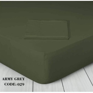 Σεντόνι Μεμονωμένο Μονό 160x250 Marwa 71160563 Army Grey 029