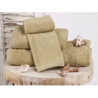 Πετσέτες Σετ 3 Τεμαχίων Sb Home Bathroom Collection Primus Towels Beige