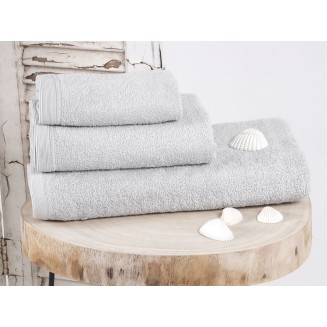 Πετσέτες Μπάνιου 100x150 Sb Home Bathroom Collection Primus Towels Silver