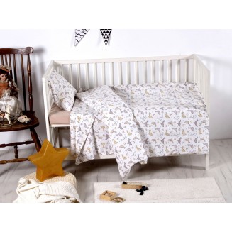 Σεντόνια Σετ Κούνιας Sb Home Baby Line Baby Dillon
