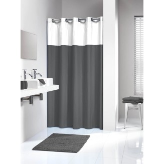 Κουρτίνα Μπάνιου Υφασμάτινη 180x200 Sealskin Double grey