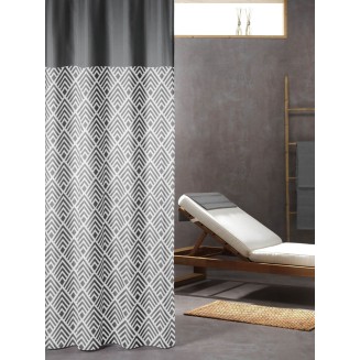 Κουρτίνα Μπάνιου Υφασμάτινη 180x200 Sealskin Angoli grey