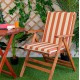 Μαξιλάρι καρέκλας Χαμηλή Πλάτη Αδιάβροχο 47x45x52 Be Comfy 1402 Titian Stripe