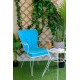 Μαξιλάρι Κάθισμα Φερ Φορζέ Πέταλο Αδιάβροχο 44x45 Be Comfy 601 Sky Blue