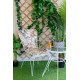 Μαξιλάρι Κάθισμα Φερ Φορζέ Πέταλο Αδιάβροχο 44x45 Be Comfy 8003 Floral Titian