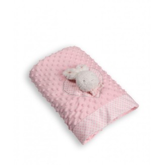 Κουβέρτα Flannel Κούνιας 100x140  Silk Fashion WL404F-2 Pink