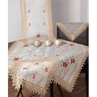 Τραπεζομάντηλο 140x140 Silk Fashion 866-2
