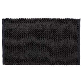 Πατάκι Μπάνιου 60x100 Silk Fashion Αλυσίδα Ανθρακί 