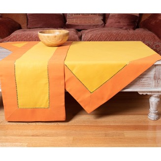 Τραπεζομάντηλο 140x180 Silk Fashion Bg17ko-4 Κροκί-Ώχρα